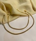 Gold anklets