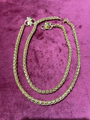 Gold anklets 1