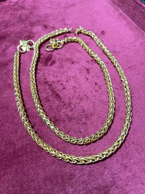 Gold anklets 2