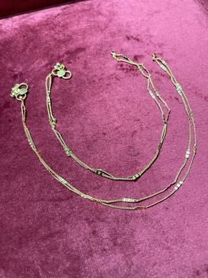 Gold anklets 2