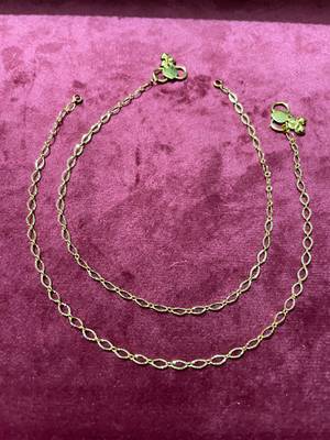 Gold anklets 2