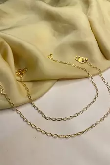 Gold anklets