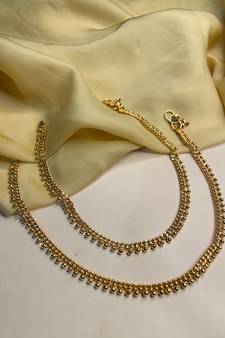 Gold anklets