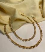 Gold anklets