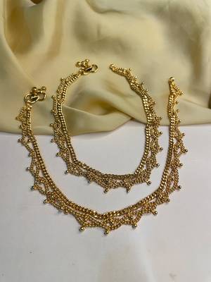 Gold anklets 1