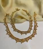 Gold anklets