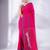 Fuchsia Pure Cotton handwoven soft Saree with zari pallu