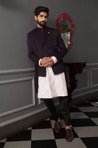 Wine Riva Indowestern Set