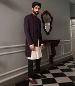 Wine Riva Indowestern Set