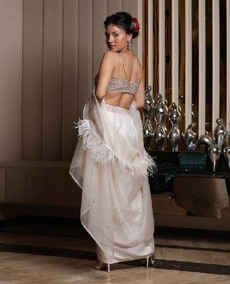 Ivory Dhoti Skirt Set 3