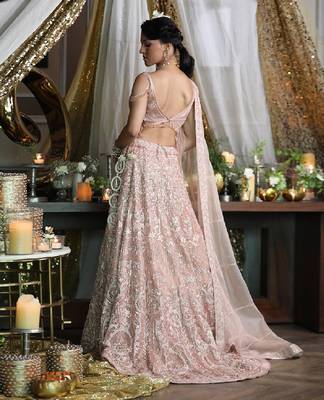Soft Blush Pink Lehenga 2