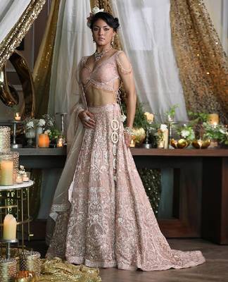 Soft Blush Pink Lehenga 3