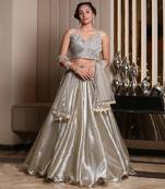 Silver Grey Lehenga