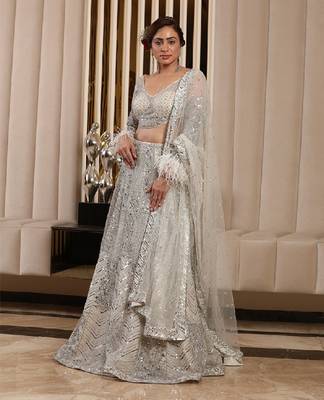 Ethereal Sequence Embroidery Lehenga 1