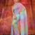 Multicolor Cotton handwoven soft saree