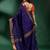 Blue Pure Silk handwoven soft saree