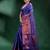 Blue Pure Silk handwoven soft saree