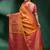 Peach Pure Silk handwoven soft saree