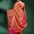Peach Pure Silk handwoven soft saree