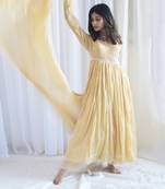 Goyave Gathered Anarkali Set