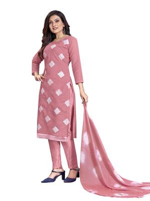 Pink embroidered cotton salwar 3