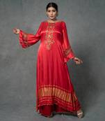 Multicolor Hand Embroidered Kurta Set