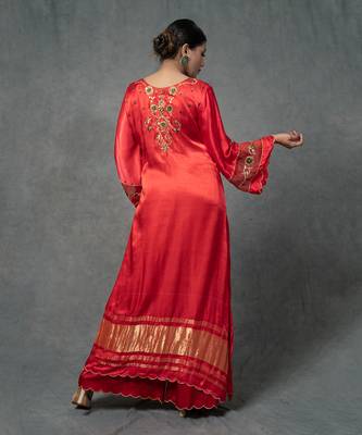 Multicolor Hand Embroidered Kurta Set 5