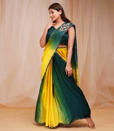 Multicolored READY TO WEAR SAREE