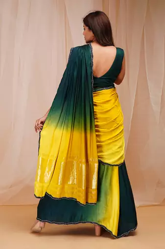 Multicolored READY TO WEAR SAREE