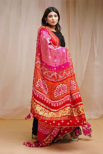 jet black anarkali