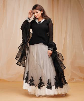 JET BLACK SKIRT SET 2