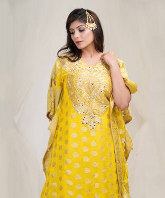 AUREOLIN YELLOW KAFTAAN 4