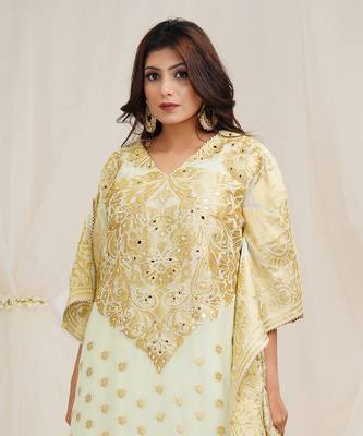 TEA GREEN KAFTAAN 2