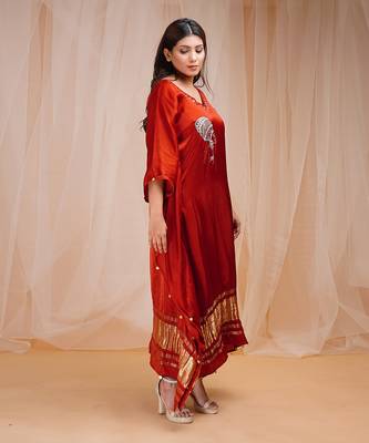 RUST RED KAFTAAN 3
