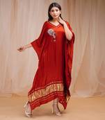 RUST RED KAFTAAN
