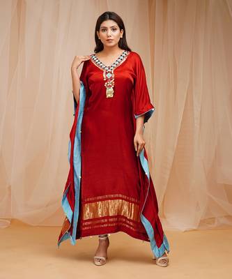 RUST RED KAFTAAN 1