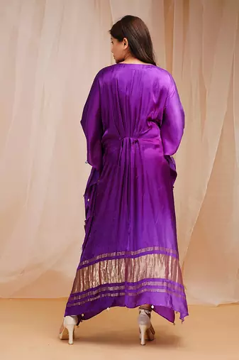 4D DYEING OF HELIOTROPE PURPLE AND VIOLETKAFTAAN