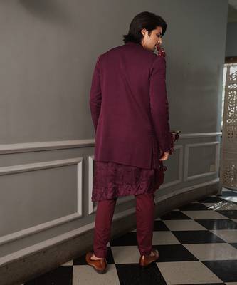 Puple Shad Indowestern 5