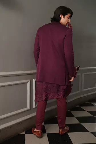 Puple Shad Indowestern