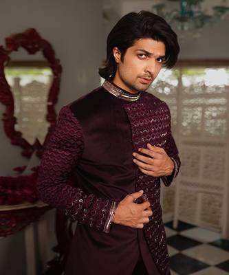 Puple Shad Indowestern 6