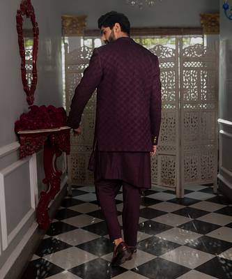 Purple Oshya Indowestern 3