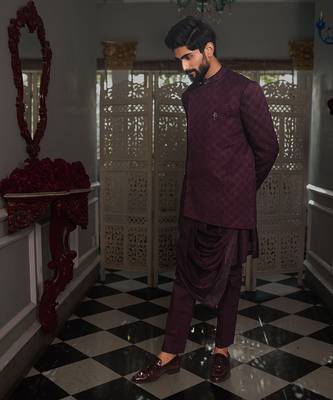 Purple Oshya Indowestern 4