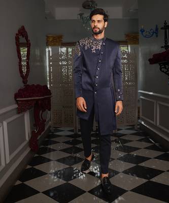 Blue Valmi Indowestern Set 1