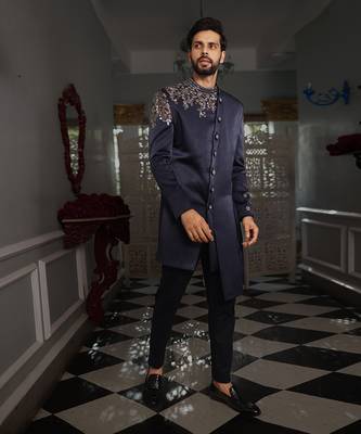 Blue Valmi Indowestern Set 2