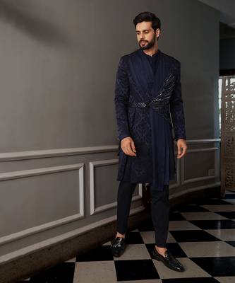 Blue Jataya Indowestern Set 1