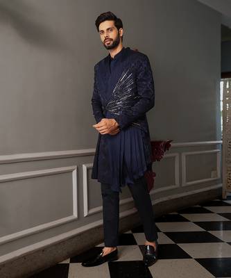 Blue Jataya Indowestern Set 2