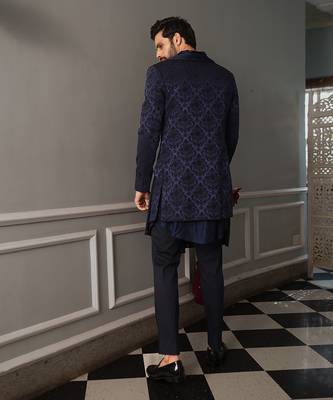 Blue Jataya Indowestern Set 4