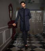 Blue Kriya Indowestern Set