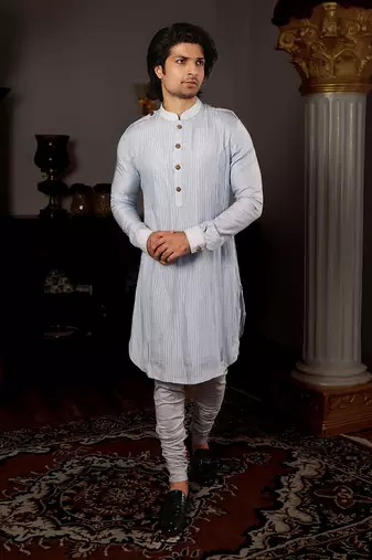 Blue Sharatha Kurta Set