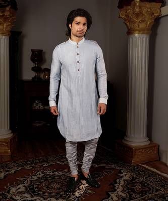 Blue Sharatha Kurta Set 3